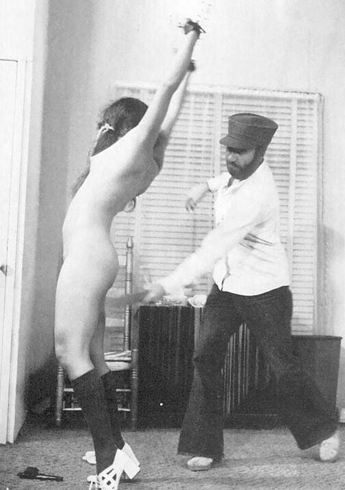 Black &amp; White Spanking