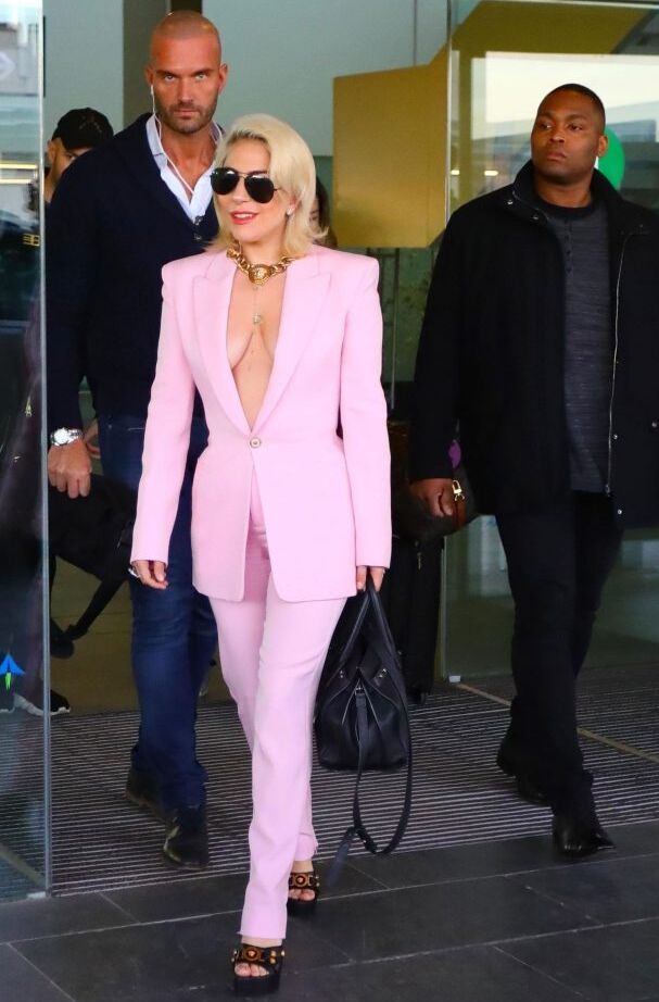 Lady Gaga Braless