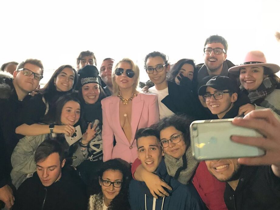 Lady Gaga Braless