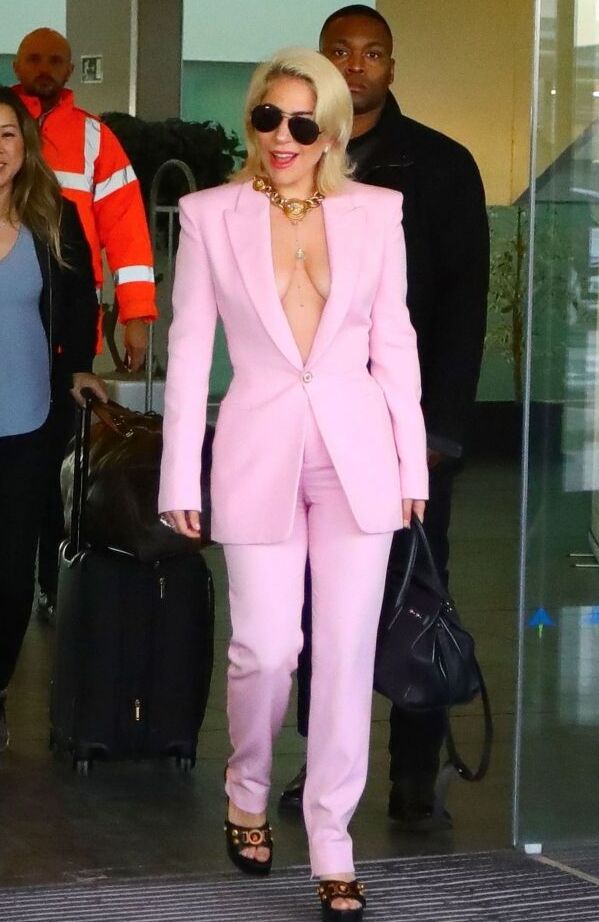 Lady Gaga Braless