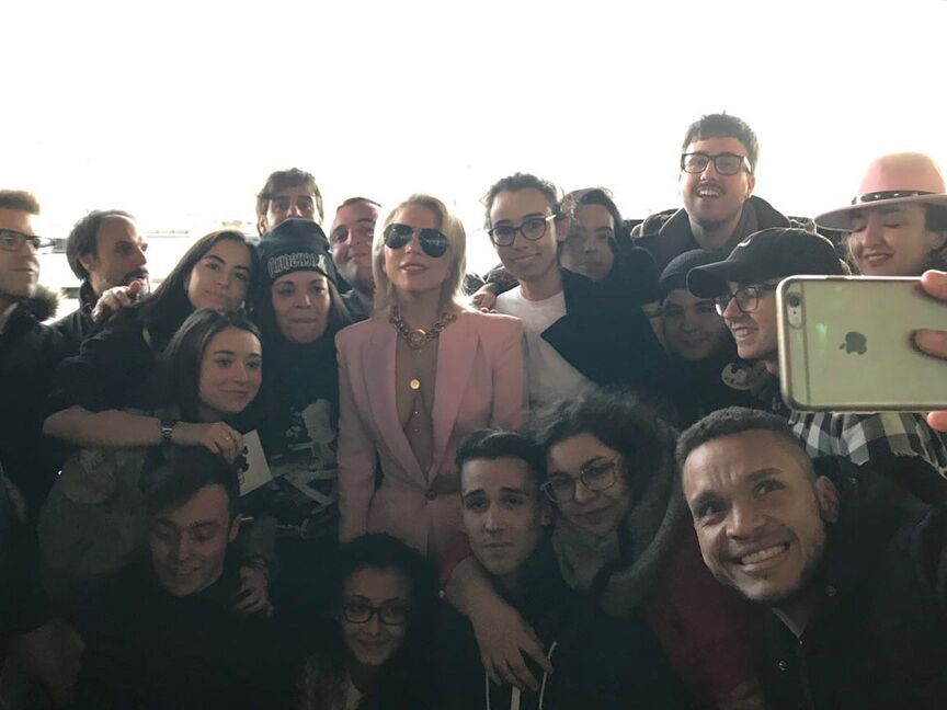 Lady Gaga Braless