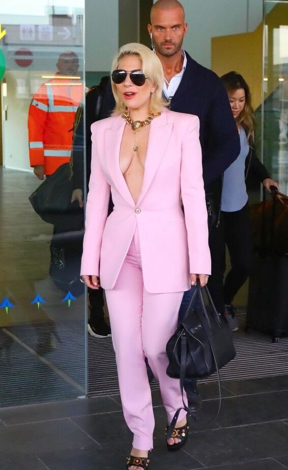 Lady Gaga Braless