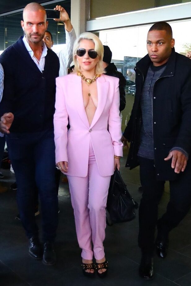 Lady Gaga Braless