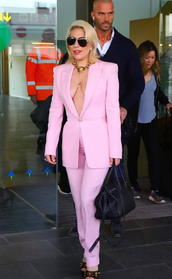 Lady Gaga Braless