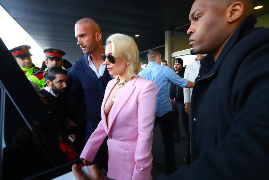 Lady Gaga Braless