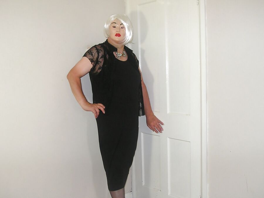 New black long dress