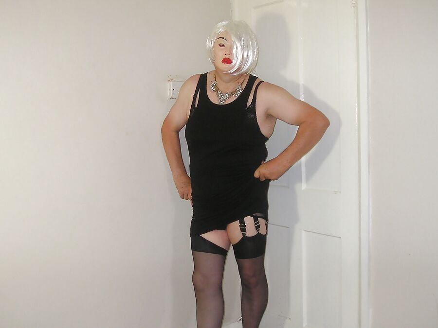 New black long dress