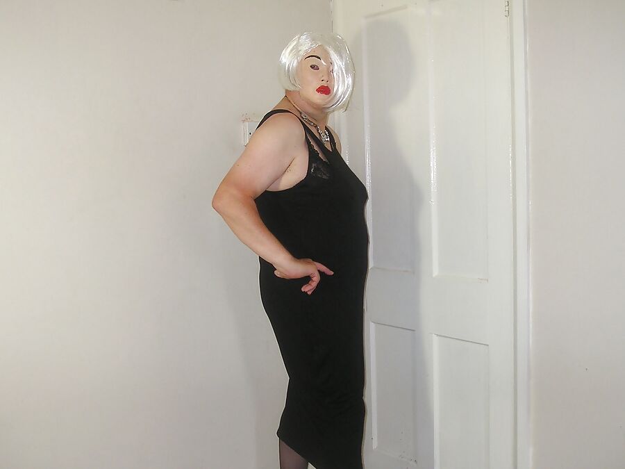 New black long dress