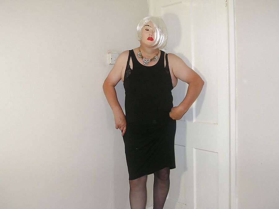 New black long dress