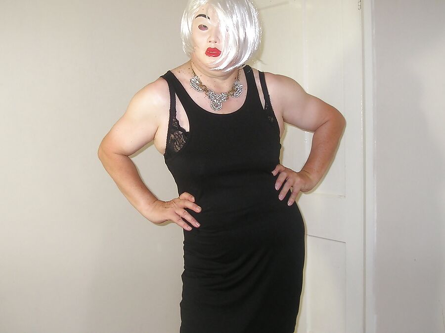 New black long dress