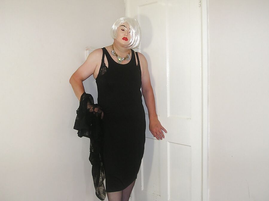 New black long dress
