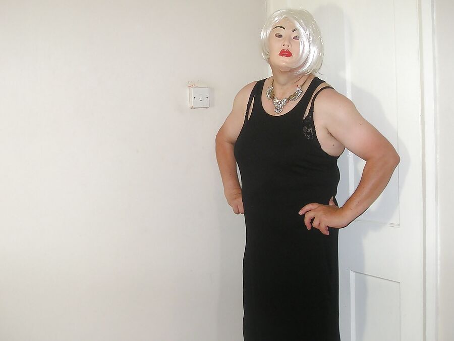 New black long dress