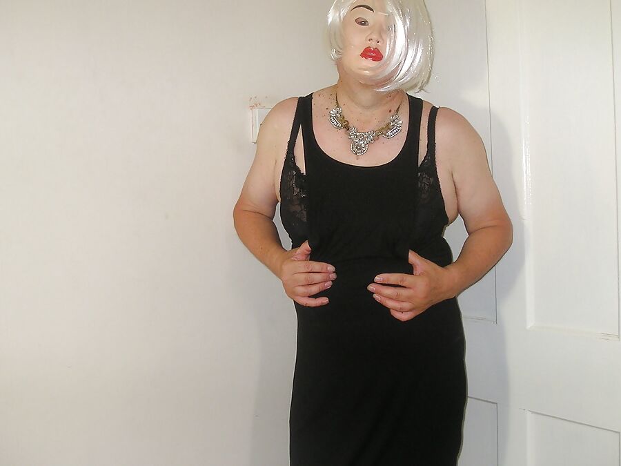 New black long dress