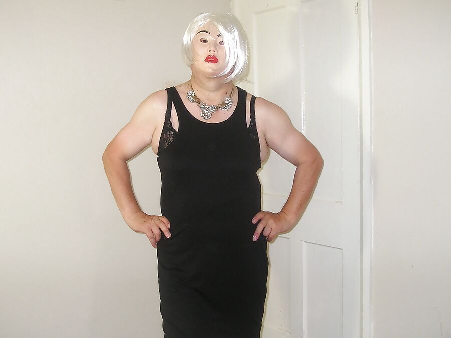 New black long dress