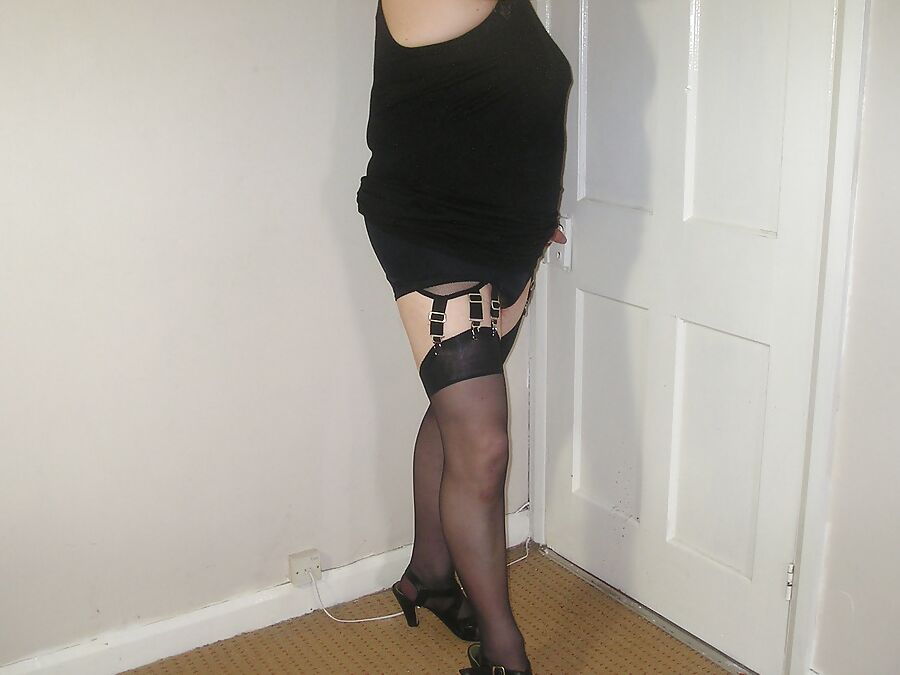 New black long dress