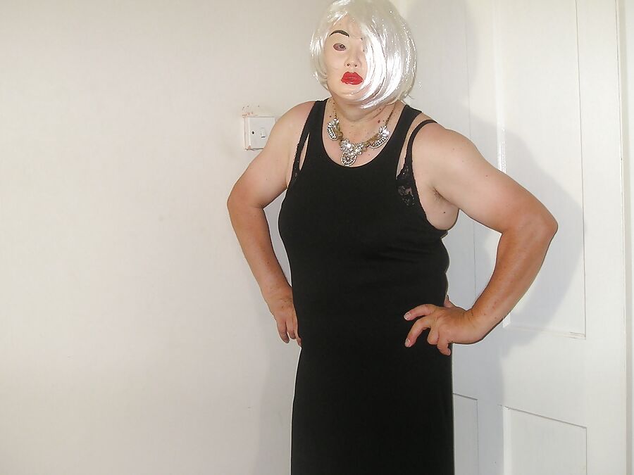 New black long dress