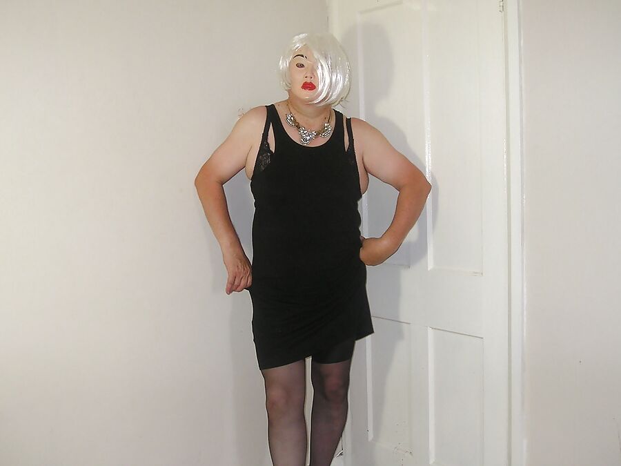 New black long dress