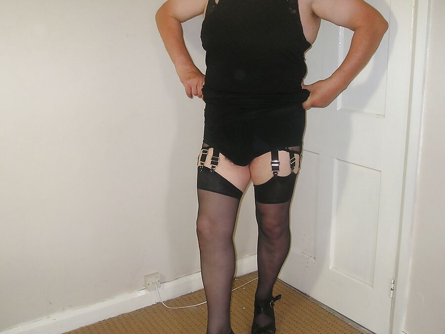 New black long dress