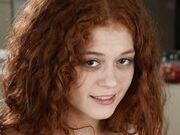 Redhead teen Alice Green rides a cock in hard acts