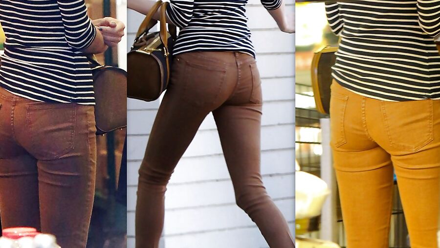 Taylor Swinft in tight jeans showing ass