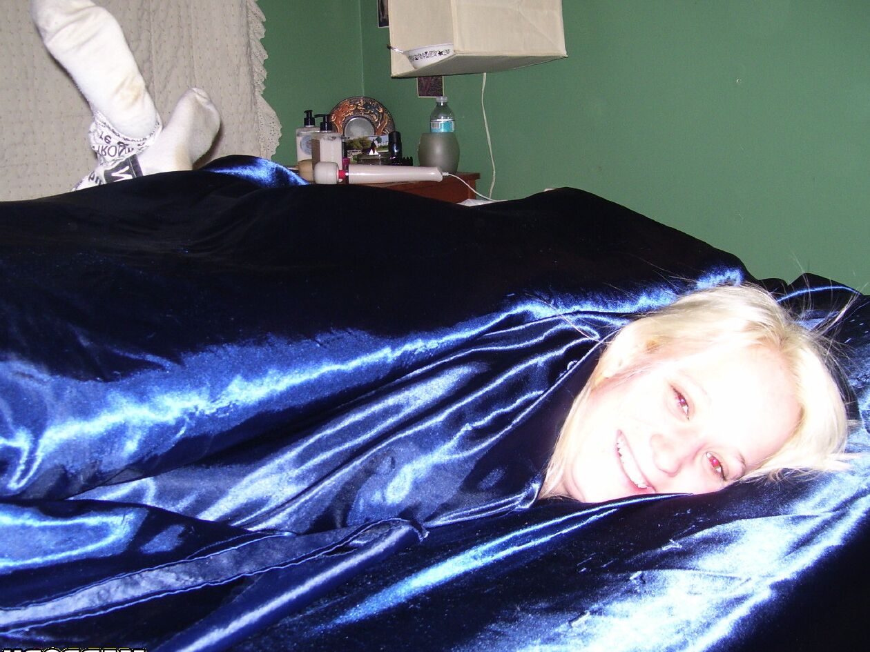 Blonde with giant cherry nipples gets ready for a good home fuck.