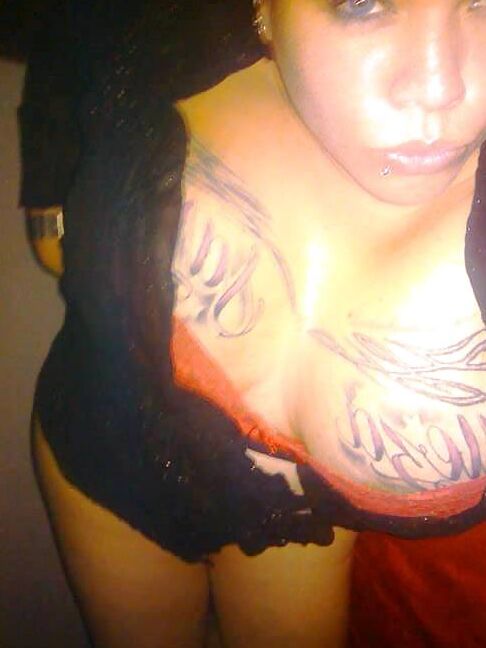 Sexy BBW tatooed with huge boobs from Argentina