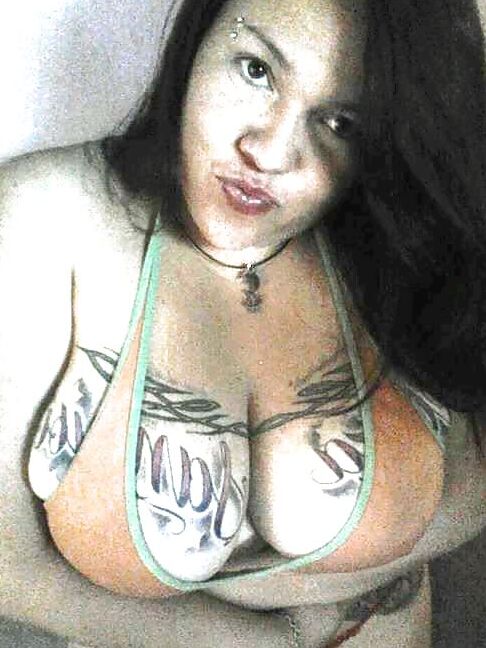 Sexy BBW tatooed with huge boobs from Argentina