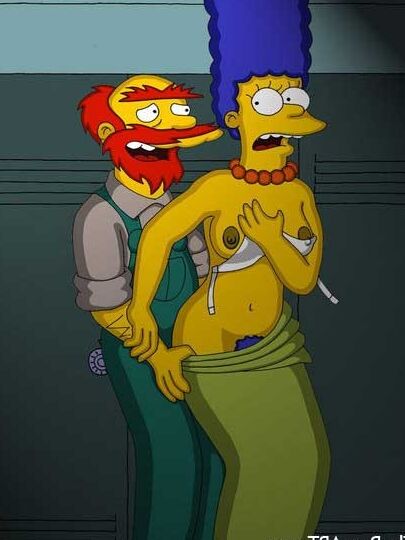 Behind the scene porn from the Simpsons TV show