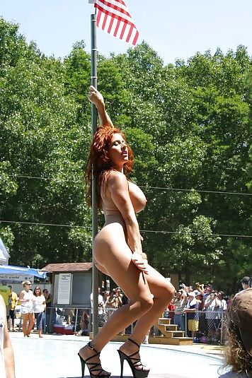 Perfect Redhead Stripper