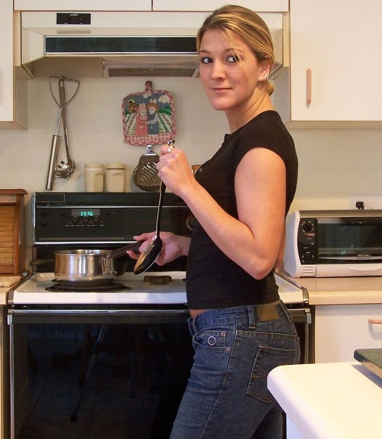 Hot wife posing and being playful