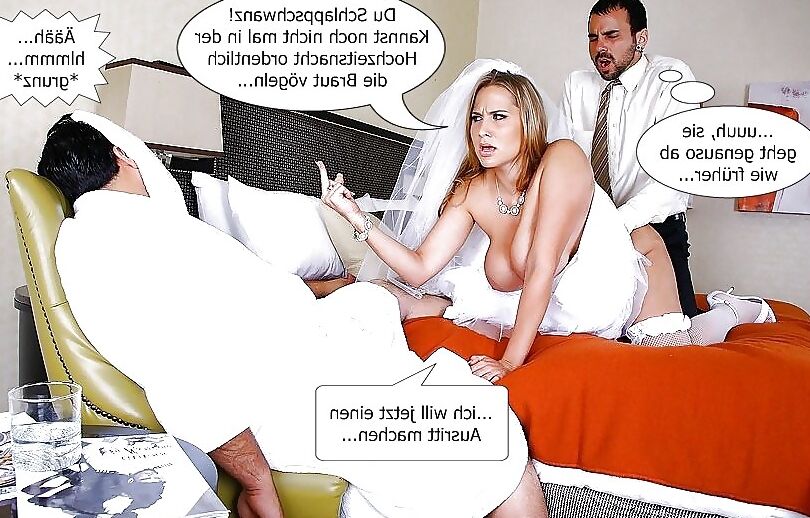 German Caps-Story - Busty Bride