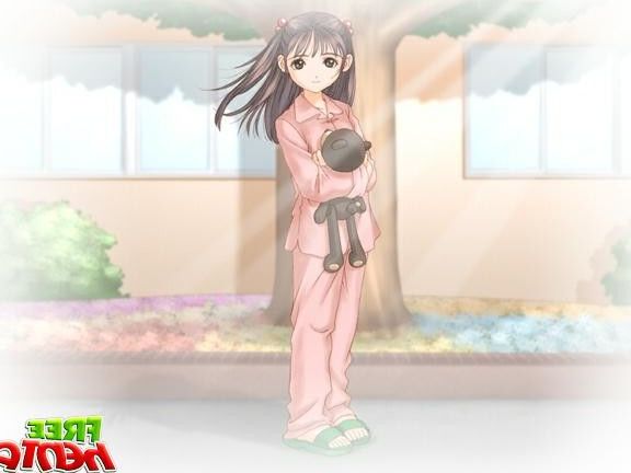 Luscious hentai minx teasing us with her sexy white lingeria