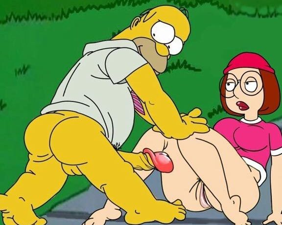 Marge Simpson getting slammed hard with great dildo