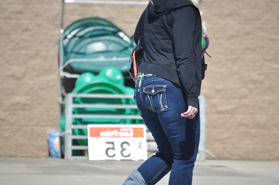 Chubby Blond Tween Tight Jeans