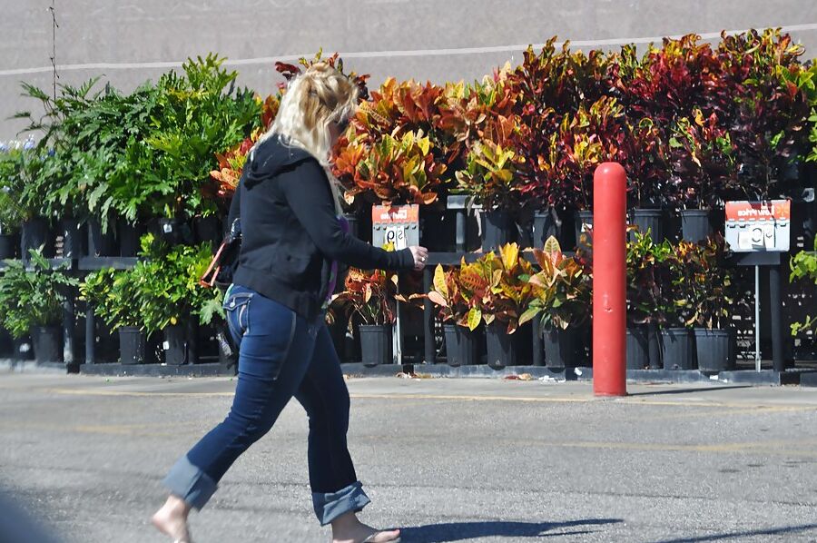 Chubby Blond Tween Tight Jeans