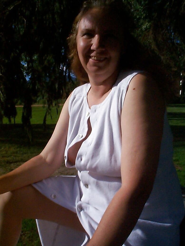 Hairy Pussy Exposed in Public Park