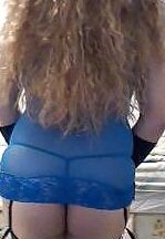 Crossdressing in Blue
