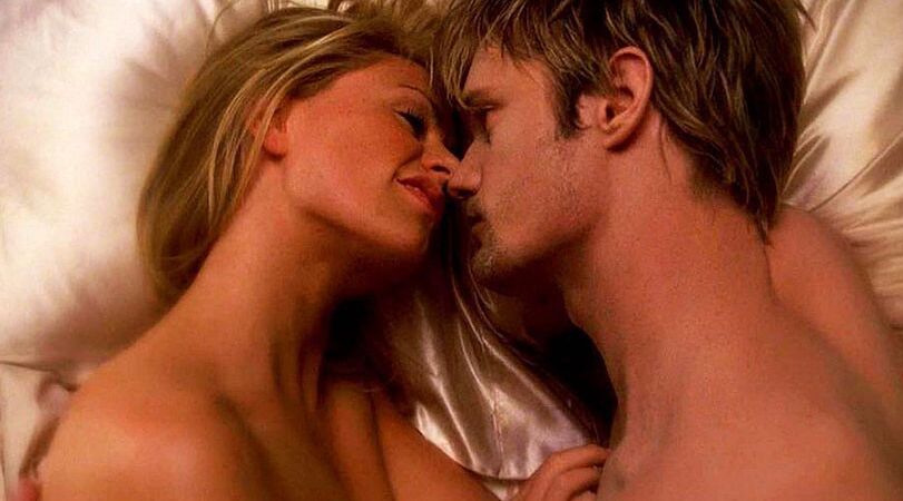 Anna Paquin exposing her nice huge tits in some nude movie caps