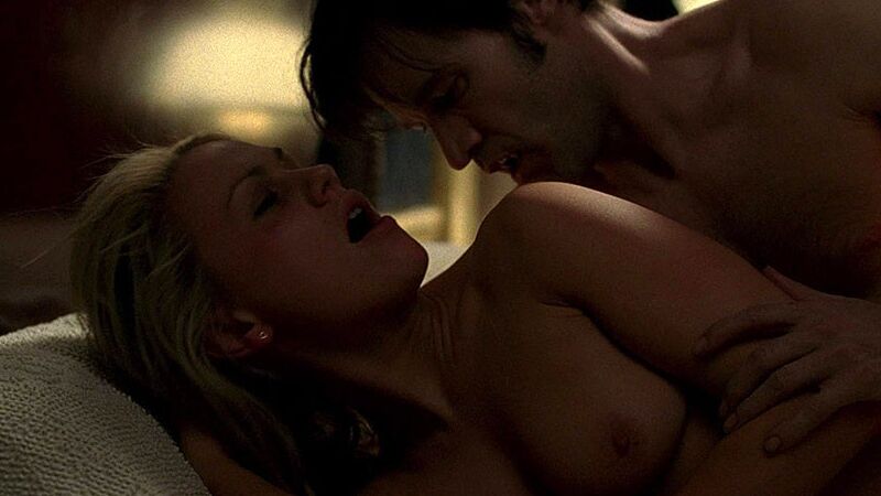 Anna Paquin exposing her nice huge tits in some nude movie caps