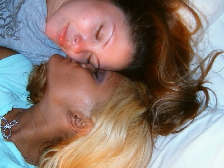 Funny amateur girlfriends undressing in front of camera