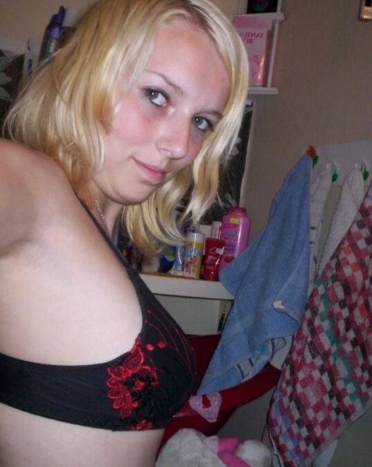 Funny amateur girlfriends undressing in front of camera
