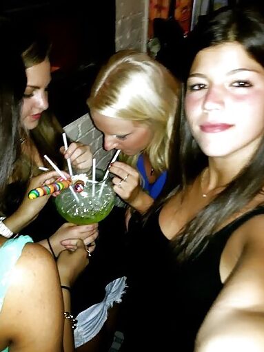 Girls drinking