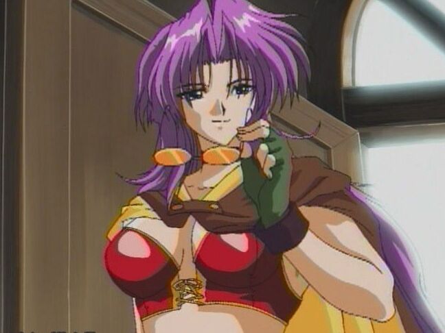 Anime babes in action