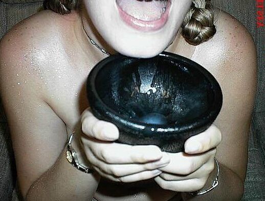 Blonde teen prostitute sucks a collage guys cock until he cums
