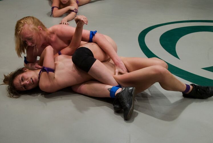 Naked lesbians wrestling