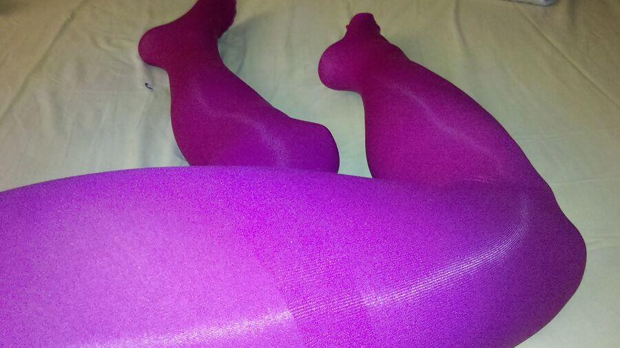 Sega in collant rosa - masterbation in pink pantyhose