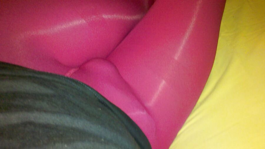 Sega in collant rosa - masterbation in pink pantyhose
