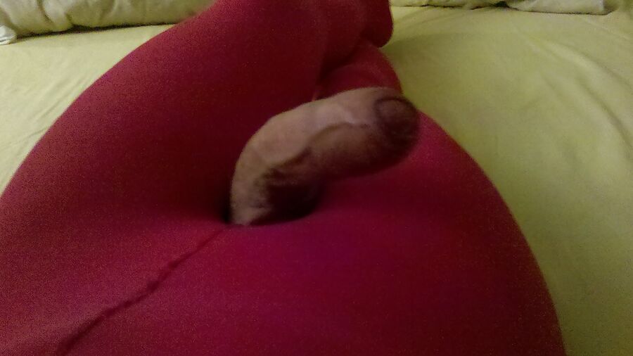Sega in collant rosa - masterbation in pink pantyhose