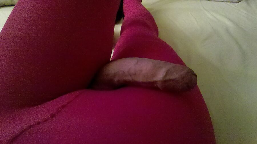 Sega in collant rosa - masterbation in pink pantyhose