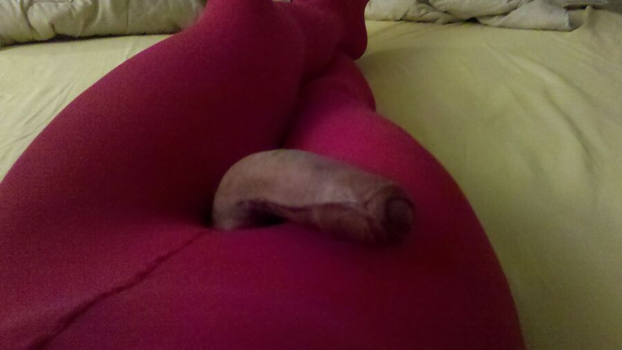 Sega in collant rosa - masterbation in pink pantyhose